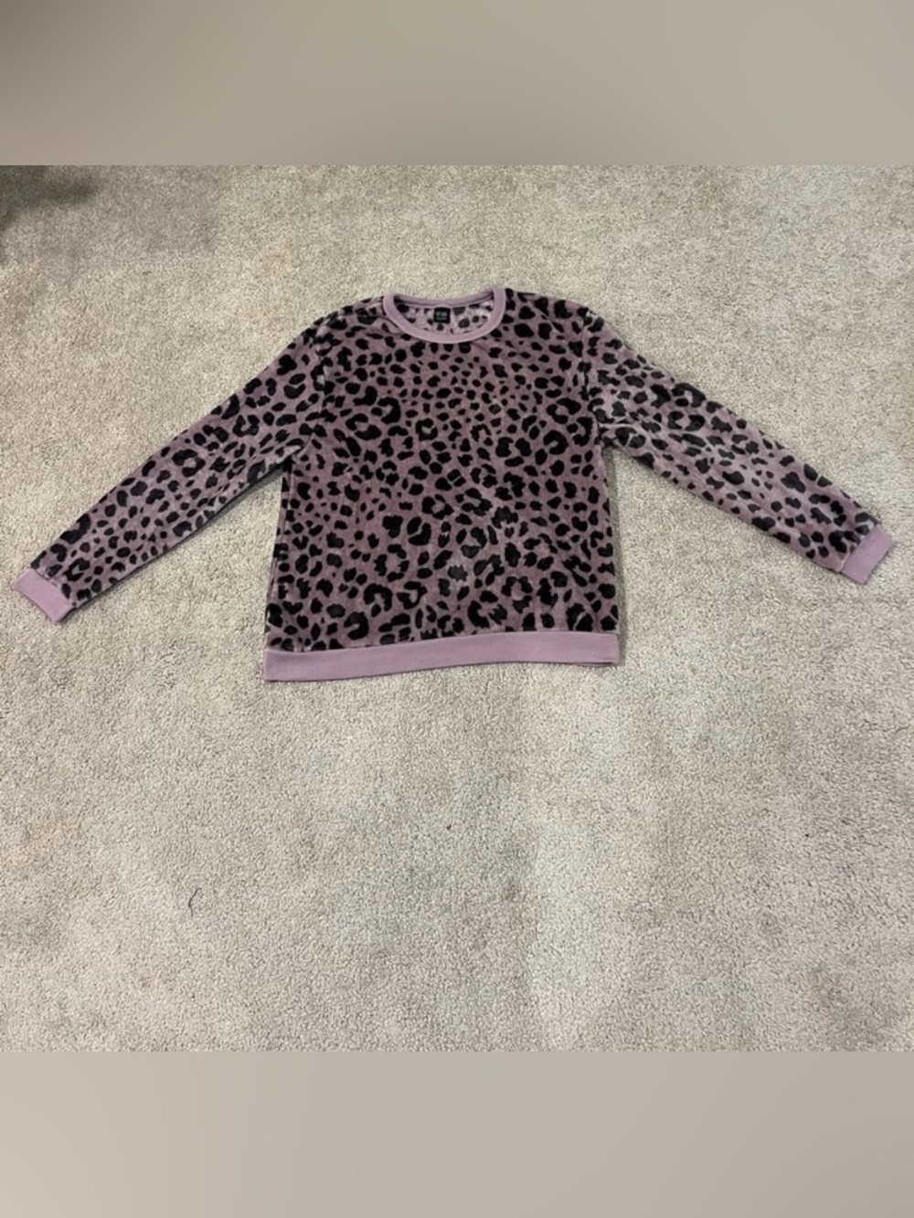 Cold Crush Plush Leopard Print Sweater